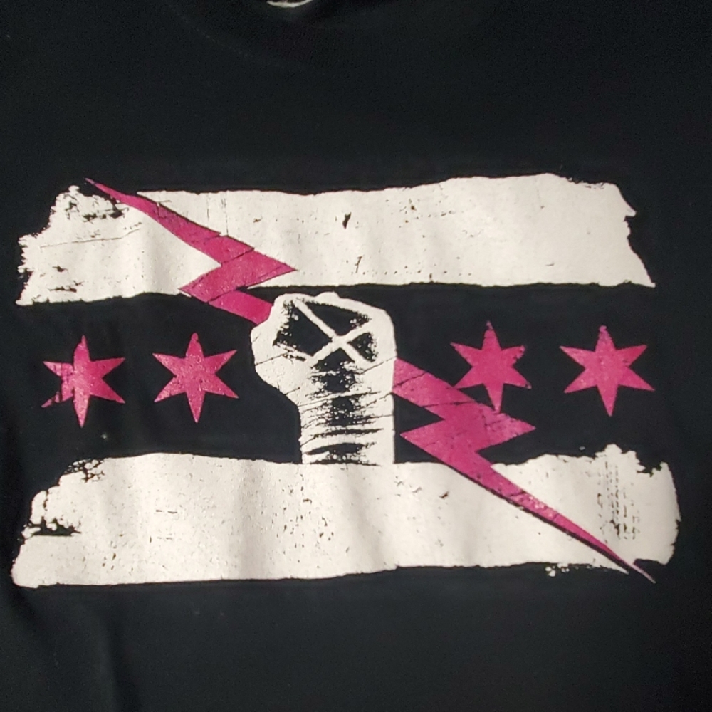 WWE AUTHENTIC CM PUNK RISE ABOVE CANCER SHIRT